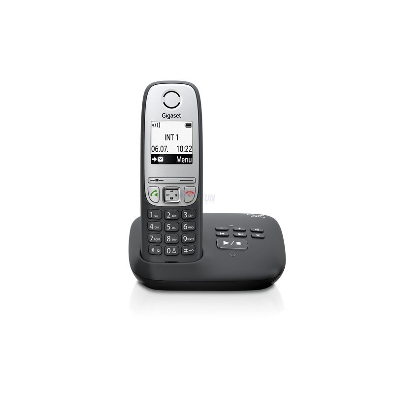 Gigaset A415A schwarz DECT-Telefon mit Anrufbeantworter Gigaset A415A schwarz DECT-Telefon mit Anrufbeantworter