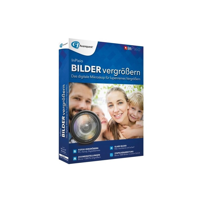 InPixio Bilder vergrößern Vollversion MiniBox InPixio Bilder vergrößern Vollversion MiniBox