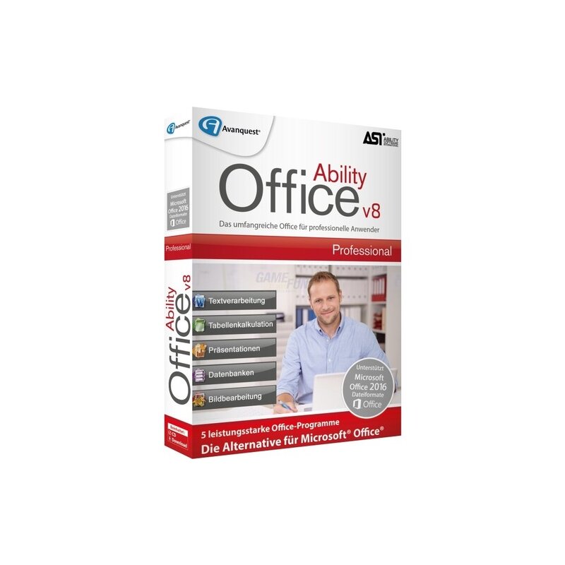 Ability Office 8 Professional Vollversion MiniBox Ability Office 8 Professional Vollversion MiniBox