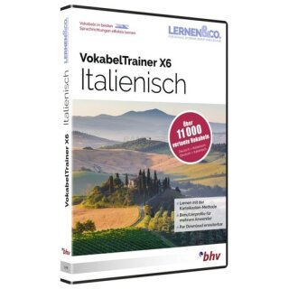 BHV VokabelTrainer X6 Italienisch Vollversion DVD-Box