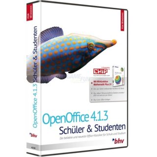 BHV OpenOffice 4.1.3 Schüler & Studenten Vollversion DVD-Box
