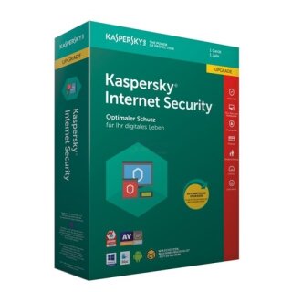 Kaspersky Internet Security 2018 1 Gerät Update PKC 1 Jahr ( Code in a Box )
