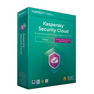 Kaspersky Security Cloud Family Edition 20 Geräte Vollversion PKC 1 Jahr ( Code in a Box )