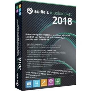 Audials Music Rocket 2018 Vollversion MiniBox