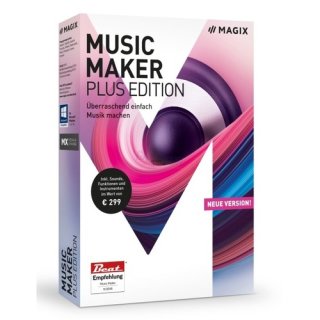 MAGIX Music Maker Plus Edition Vollversion MiniBox