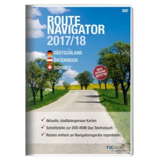 TVG Verlag RouteNavigator DACH 2017/18 Vollversion DVD-Box