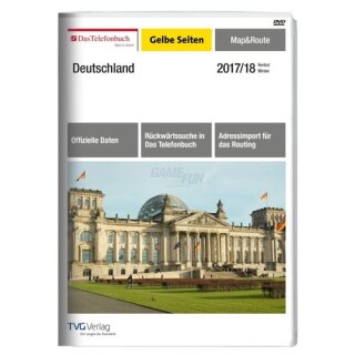 TVG Verlag Das Telefonbuch Gelbe Seiten Map&Route Herbst/Winter 2017/18