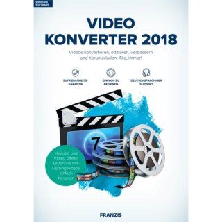 Franzis Verlag Video Konverter 2018 Vollversion DVD-Box