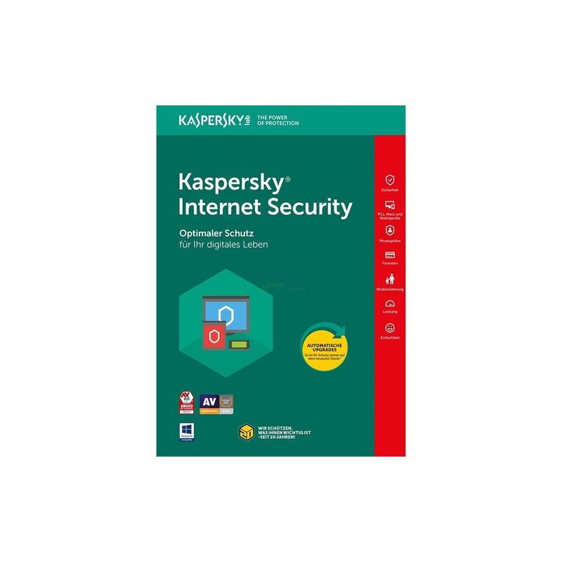 Kaspersky Internet Security 1 PC Vollversion EFS PKC 1 Jahr für aktuelle Version 2018 Kaspersky Internet Security 1 PC Vollversion EFS PKC 1 Jahr für aktuelle Version 2018