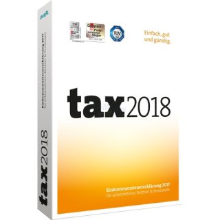 Buhl Tax 2018 1 PC Vollversion MiniBox (für Steuerjahr 2017)