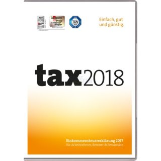 Buhl Tax 2018 1 Benutzer Vollversion FFP (für Steuerjahr 2017)
