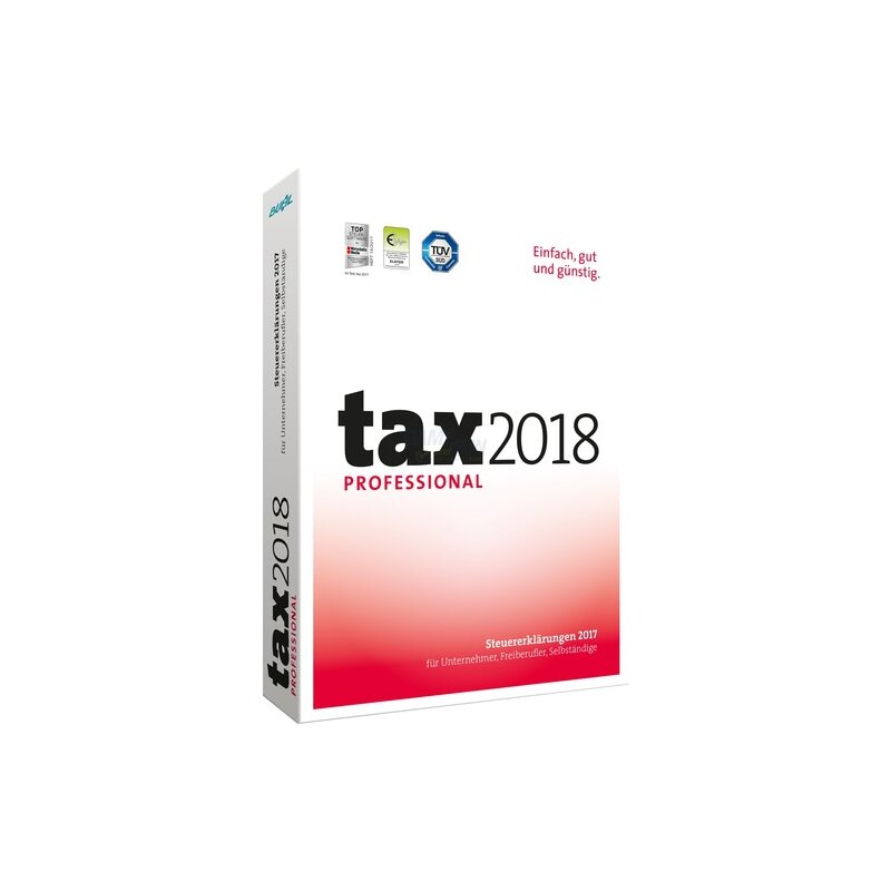 Buhl Tax 2018 Professional 1 PC Vollversion MiniBox (für Steuerjahr 2017) Buhl Tax 2018 Professional 1 PC Vollversion MiniBox (für Steuerjahr 2017)