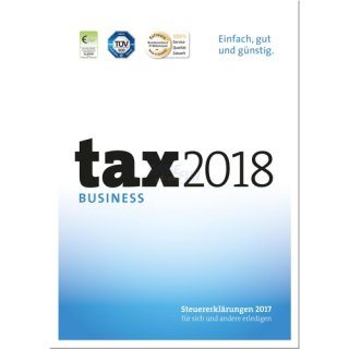 Buhl Tax 2018 Business 5 Benutzer Vollversion GreenIT (für Steuerjahr 2017)