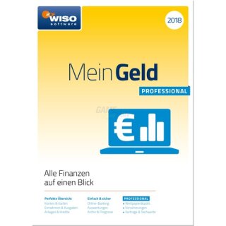 Buhl WISO Mein Geld 2018 Professional 1 Benutzer Vollversion EFS PKC