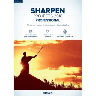 Franzis Verlag SHARPEN projects professional 2018