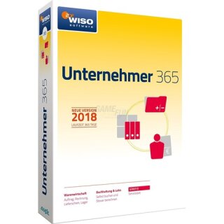 Buhl Wiso Unternehmer 365 1 PC Vollversion MiniBox 1 Jahr Jahresversion 2018