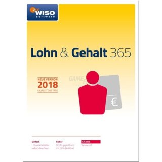Buhl Wiso Lohn & Gehalt 365 1 Benutzer Vollversion ESD 1 Jahr Jahresversion 2018