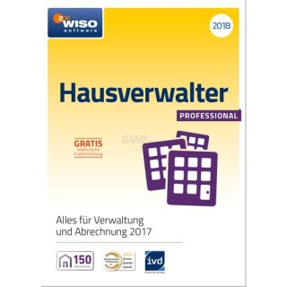 Buhl Wiso Hausverwalter 2018 Professional 1 Benutzer Vollversion ESD (für Steuerjahr 2017)