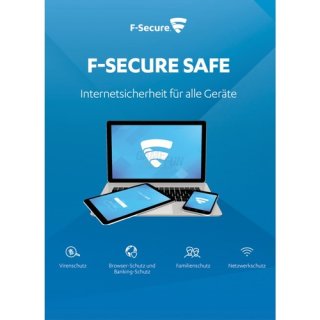 F-Secure SAFE Internet Security 3 Geräte EFS PKC 1 Jahr für aktuelle Version 2018