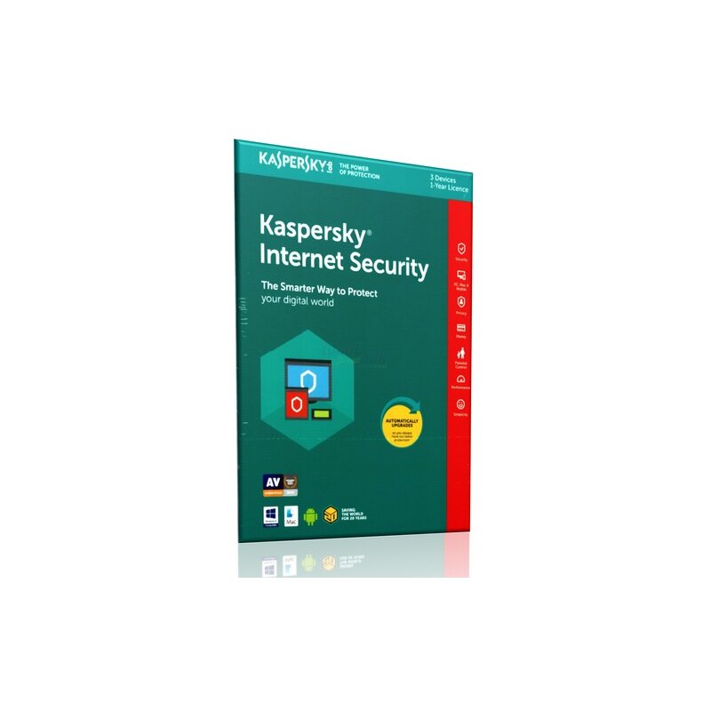 Kaspersky Internet Security 2018 ML 3 Geräte Vollversion EFS PKC 1 Jahr Kaspersky Internet Security 2018 ML 3 Geräte Vollversion EFS PKC 1 Jahr