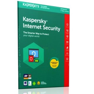 Kaspersky Internet Security 2018 ML 10 Geräte Vollversion EFS PKC 1 Jahr
