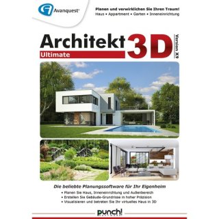 Punch! Software Architekt 3D X9 Ultimate 1 PC Vollversion ESD ( Download )