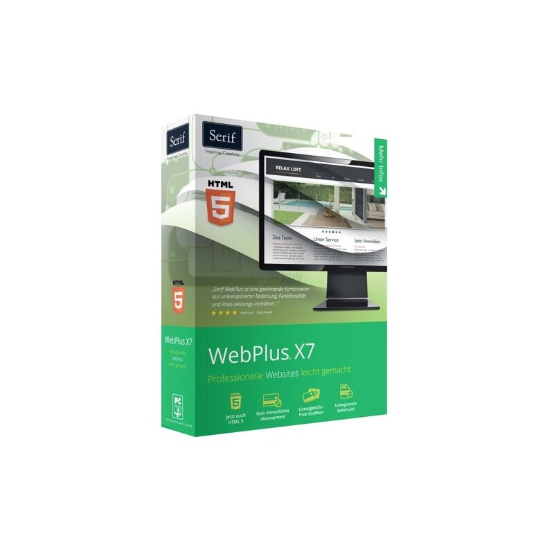 Serif WebPlus X7 Vollversion MiniBox Serif WebPlus X7 Vollversion MiniBox