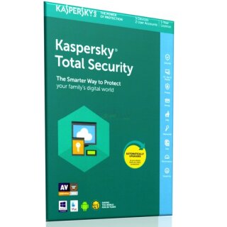 Kaspersky Total Security 2018 ML 5 Geräte Vollversion EFS PKC 1 Jahr
