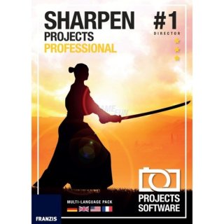 Franzis Verlag SHARPEN projects professional 1 Benutzer | 1 PC oder Mac Vollversion DVD-Box Limited Edition