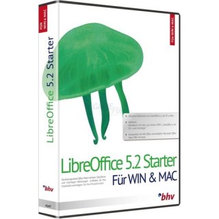 BHV LibreOffice 5.2 Starter für PC & MAC Vollversion DVD-Box