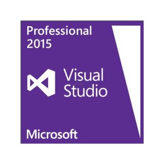 Microsoft Visual Studio Professional 2015 * SL OLP NL 1 Benutzer Lizenz