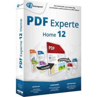 Avanquest PDF Experte 12 Home 1 PC Vollversion MiniBox