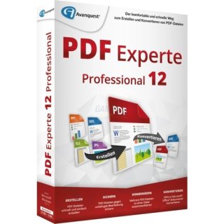 Avanquest PDF Experte 12 Professional 1 PC Vollversion MiniBox