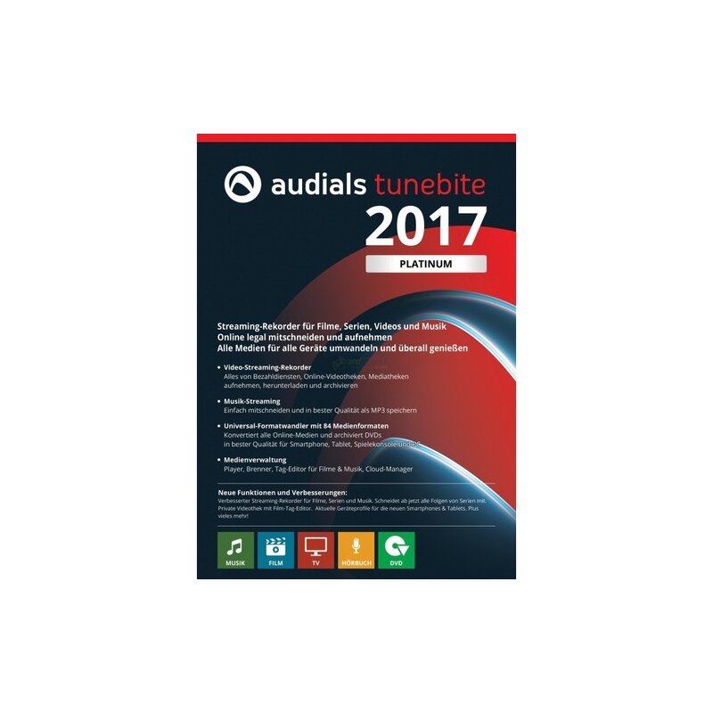 Audials Tunebite 2017 Platinum Audials Tunebite 2017 Platinum