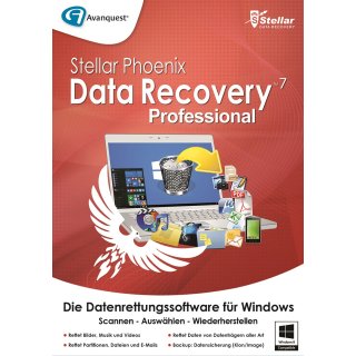 Stellar Phoenix Windows Data Recovery 7 Professional Vollversion OEM