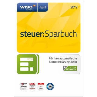Buhl Wiso steuer:Sparbuch 2019 1 Benutzer Vollversion FFP (für Steuerjahr 2018)