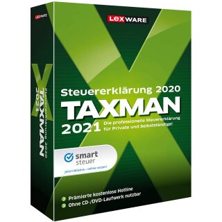 Lexware TAXMAN 2021 (für das Steuerjahr 2020) 1 PC Vollversion MiniBox