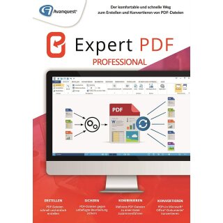 Avanquest Expert PDF 14 Professional 1 Benutzer Vollversion EFS DVD